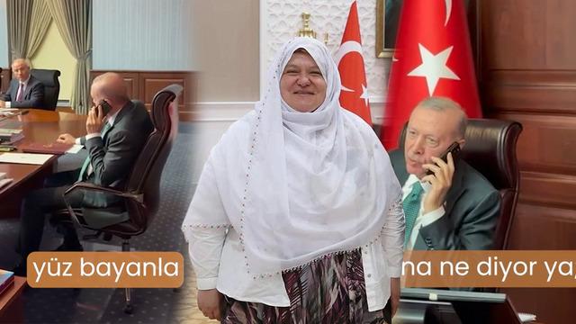 Cumhurbaşkanı Erdoğan toplantının ortasında Zeynep Güneş'e telefon açtı: 100 bayanla geliyorsun