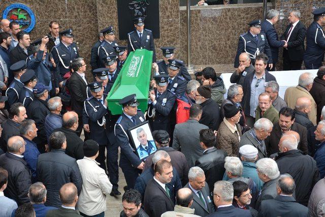 Zabıta Komiseri Cevdet Yaman son yolculuğuna uğurlandı