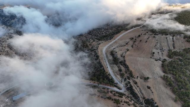 Mersin de sis bulutu dronla g&ouml;r&uuml;nt&uuml;lendi 12