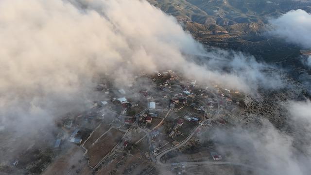 Mersin de sis bulutu dronla g&ouml;r&uuml;nt&uuml;lendi 11