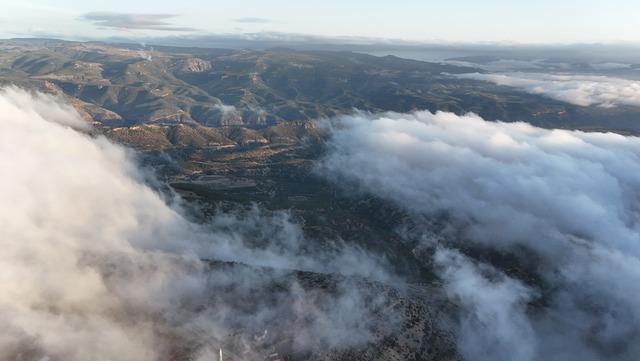 Mersin de sis bulutu dronla g&ouml;r&uuml;nt&uuml;lendi 10