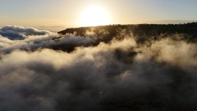Mersin de sis bulutu dronla g&ouml;r&uuml;nt&uuml;lendi 7