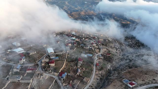 Mersin de sis bulutu dronla g&ouml;r&uuml;nt&uuml;lendi 1