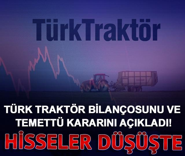 T&uuml;rk Trakt&ouml;r (TTRAK) 2025/4. &ccedil;eyrek bilan&ccedil;osunu ve temett&uuml; kararını a&ccedil;ıkladı! Hisseler d&uuml;ş&uuml;şte