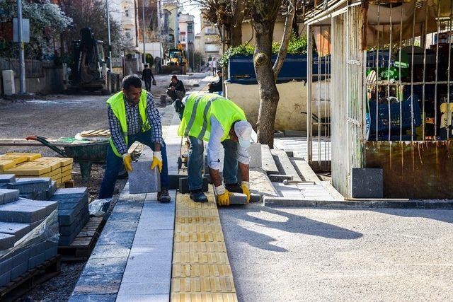 Alperen Sokakta yenileme çalışması başladı