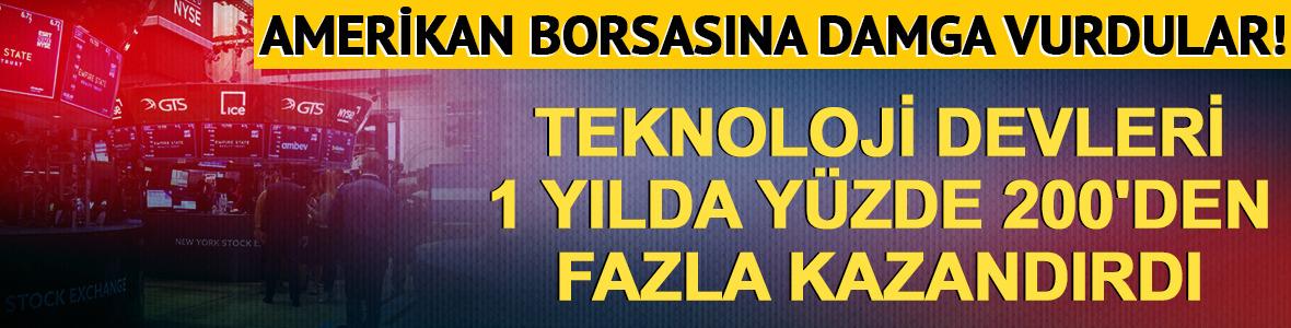 Yapay zeka portf&ouml;yleri u&ccedil;urdu: Nasdaq&rsquo;ın teknoloji devleri 1 yılda %200'den fazla kazandırdı