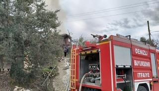 Kale&rsquo;de alevlere teslim olan ev kullanılamaz hale geldi