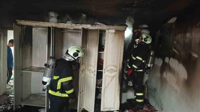 Mardin’de müstakil evde çıkan yangın söndürüldü