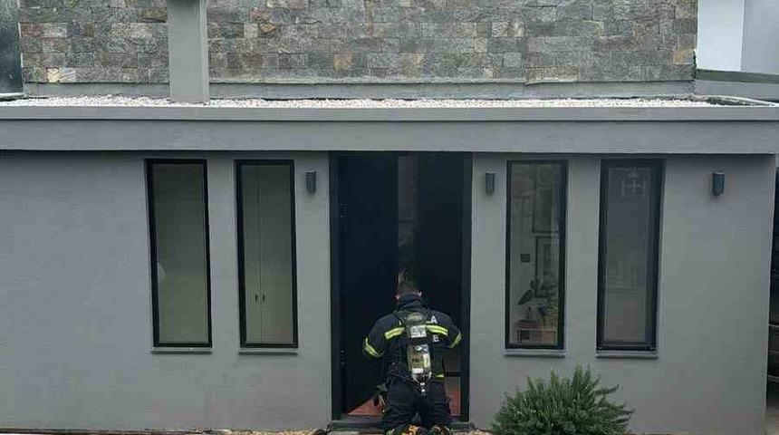 Bodrum&rsquo;da villada yangın &ccedil;ıktı