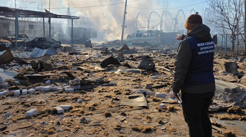 Rusya&rsquo;dan Sloviansk&rsquo;a hava saldırısı: &Ouml;l&uuml; ve yaralılar var