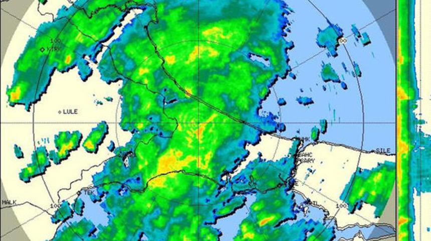 İstanbullular dikkat! Meteoroloji radarına işte böyle yansıdı