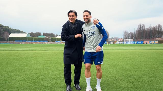 Vincenzo Montella'dan Inter'e ziyaret