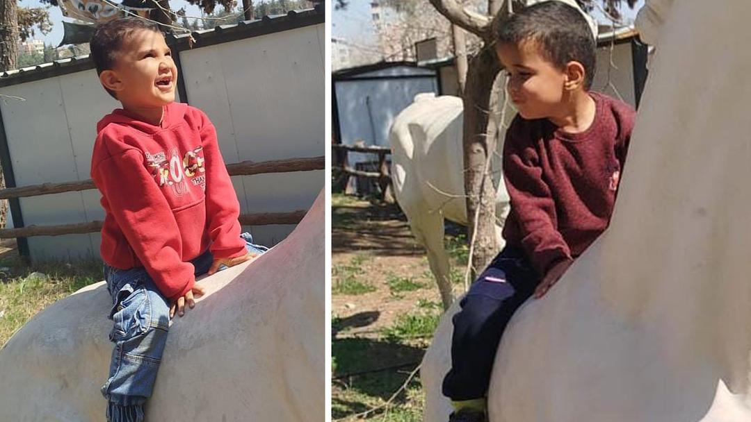 Hatay da su dolu temelin i&ccedil;indeki toplarını almak isterken d&uuml;şen 2 kardeş &ccedil;ocuk &ouml;ld&uuml; 2