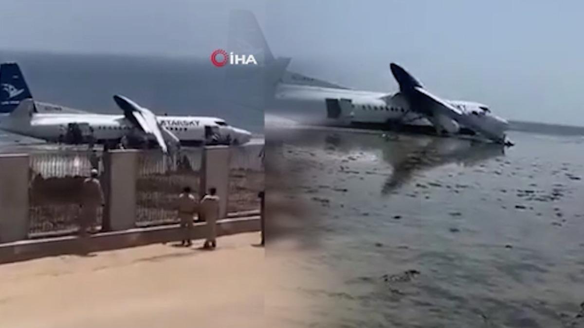 Kabus anları kamerada! 55 yolcu taşıyan uçağın havada kanadı koptu - Dünya Haberleri