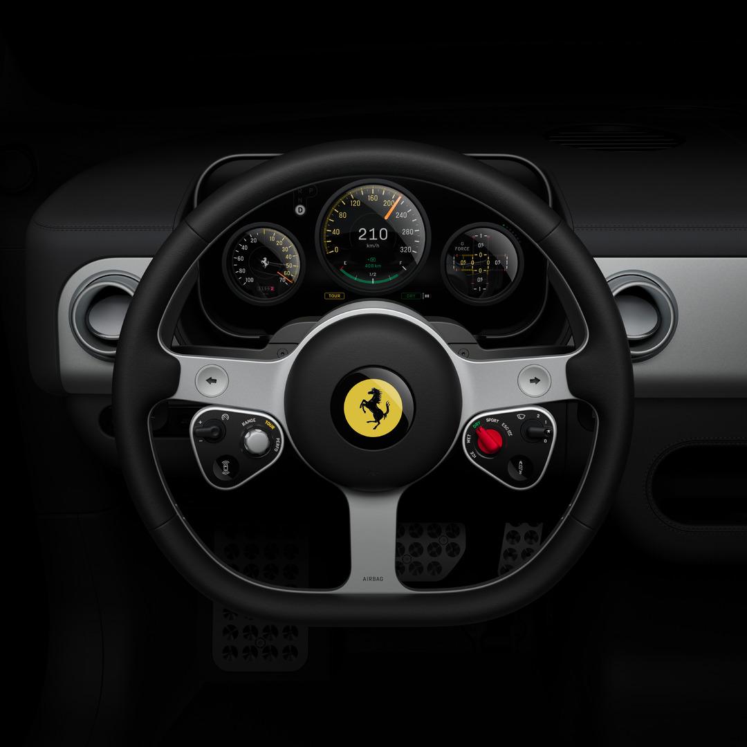 Ferrari nin ilk elektrikli aracı Luce da Apple esintileri! 1