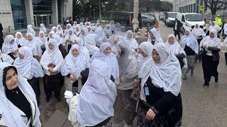 Cumhurbaşkanı Erdoğan çağırmıştı! Zeynep Güneş ve Eskişehirli kadınlar Meclis'e geldi