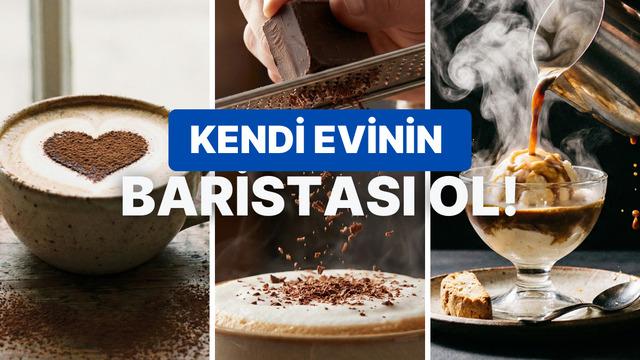 Evde kolayca hazırlayabileceğiniz havalı kahve sunumları