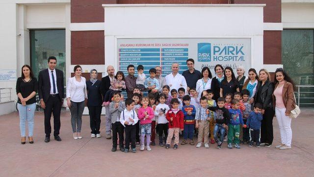 Minikler Park Hospital Hastanesini gezdi
