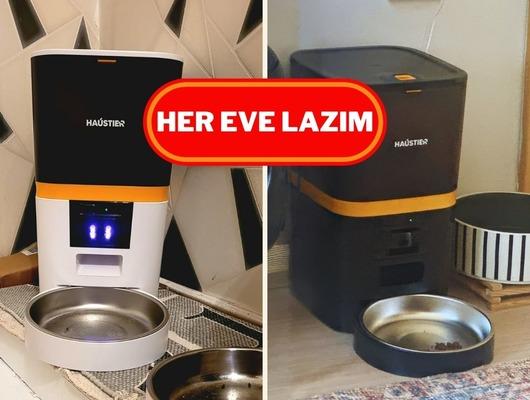 "Hayat kurtarır"... Kameralı mama kabında indirim var