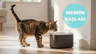 Taze, filtrelenmiş ve güvenli: Haustier akıllı su sebili şimdi indirimde