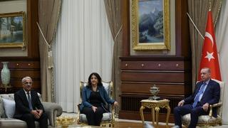 Cumhurbaşkanı Erdoğan DEM Parti heyeti ile görüştü