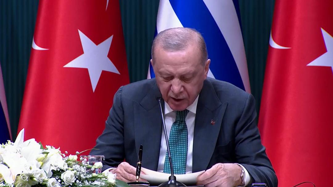 Cumhurbaşkanı Erdoğan ile Yunanistan lideri Mi&ccedil;otakis ten &ouml;nemli mesajlar: "Sorunlar &ccedil;etrefilli ama &ccedil;&ouml;z&uuml;ms&uuml;z değil" 3