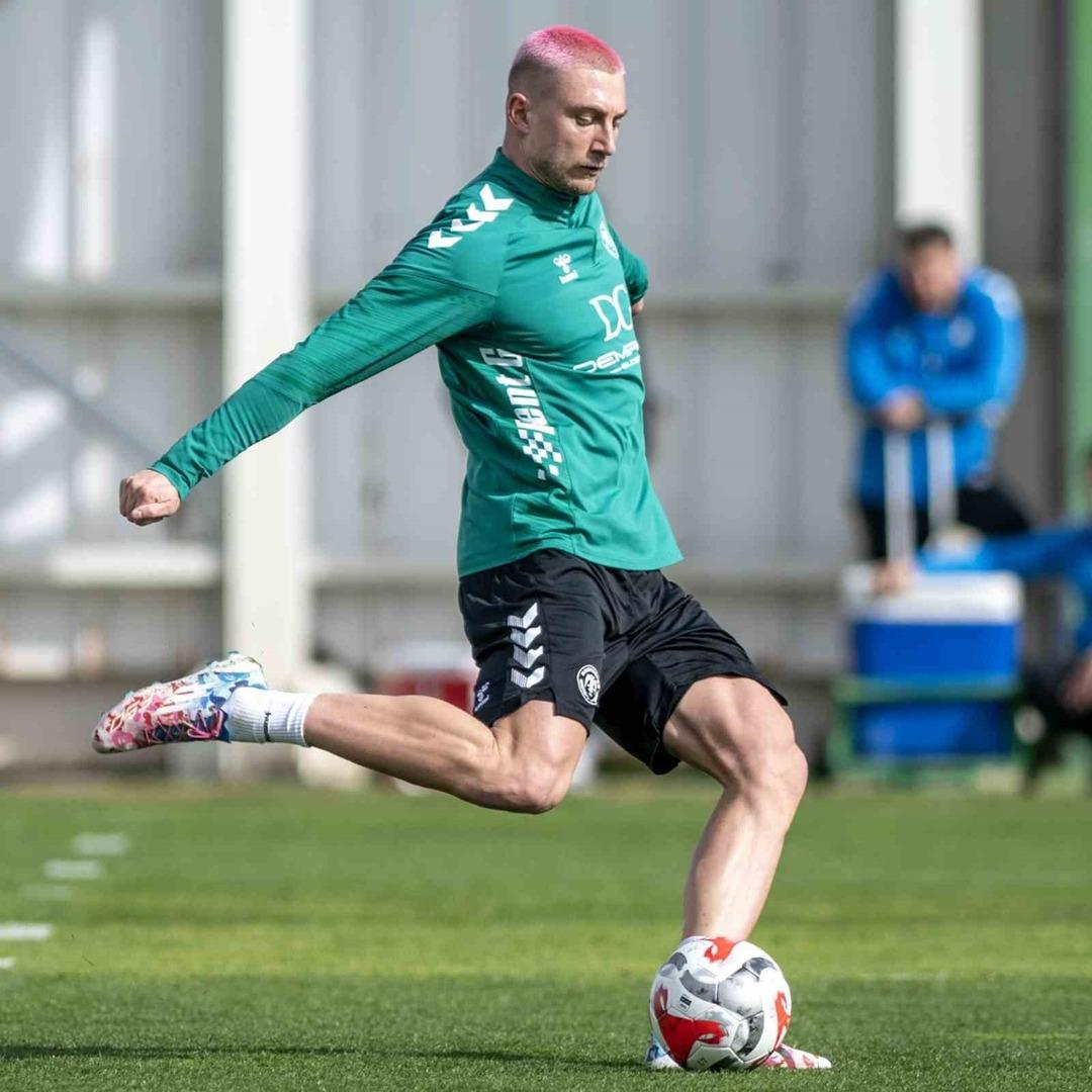 Konyaspor, Corendon Alanyaspor ma&ccedil;ı hazırlıklarını s&uuml;rd&uuml;rd&uuml; 1