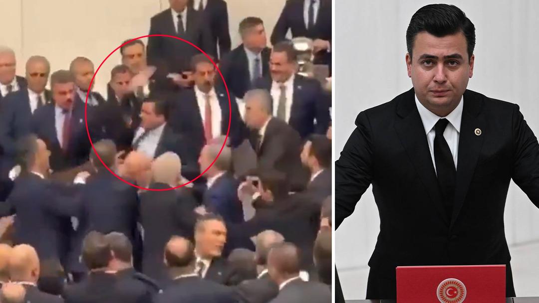 TBMM deki Osman G&ouml;k&ccedil;ek-Mahmut Tanal kavgasına Melih G&ouml;k&ccedil;ek ten paylaşım: "Nakavt" 1