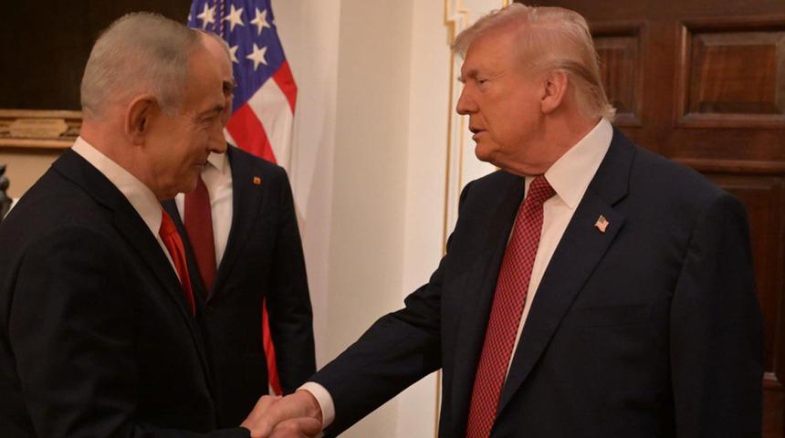 İsrail Başbakanı Netanyahu ile ABD Başkanı Donald Trump'ın g&ouml;r&uuml;şmesi sona erdi: Kritik İran mesajı