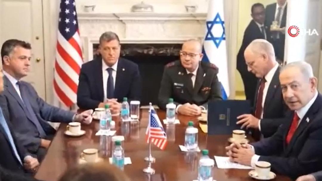 İsrail Başbakanı Netanyahu ile ABD Başkanı Donald Trump ın g&ouml;r&uuml;şmesi sona erdi: Kritik İran mesajı 2