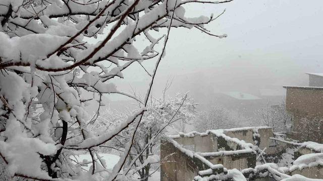 Hakk&acirc;ri&rsquo;de kar 20 k&ouml;y ve 38 mezra yolu ulaşıma kapandı 1