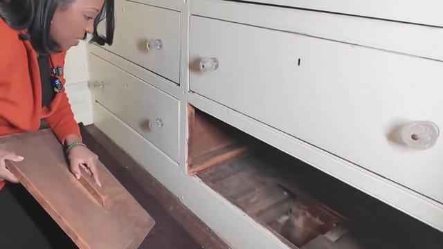 Şans eseri bulundu! Şifonyerin altından yeraltı demiryolu geçidi çıktı