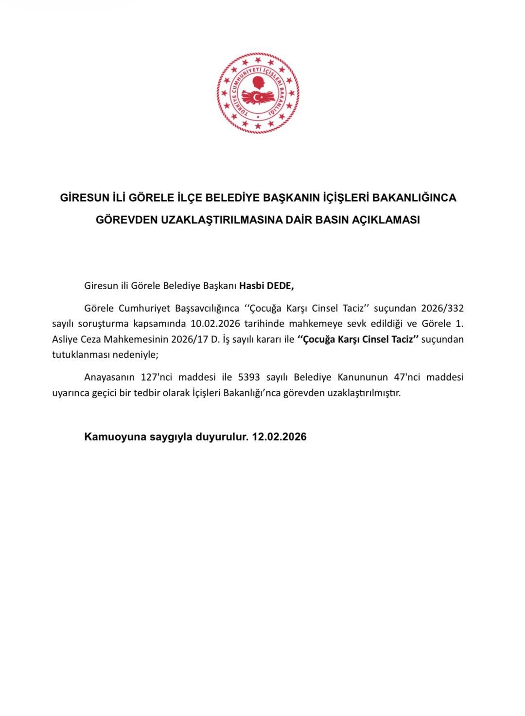 Belediye Başkanı Hasbi Dede nin iğren&ccedil; mesajları ortaya &ccedil;ıkmıştı! Hasbi Dede g&ouml;revden uzaklaştırıldı 2