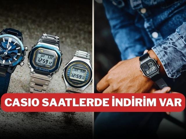 Casio saatlerde indirim başladı