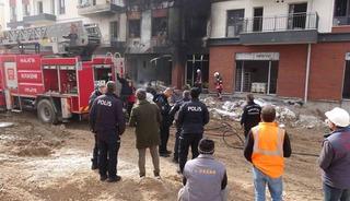Malatya&rsquo;da şantiyede korkutan yangın