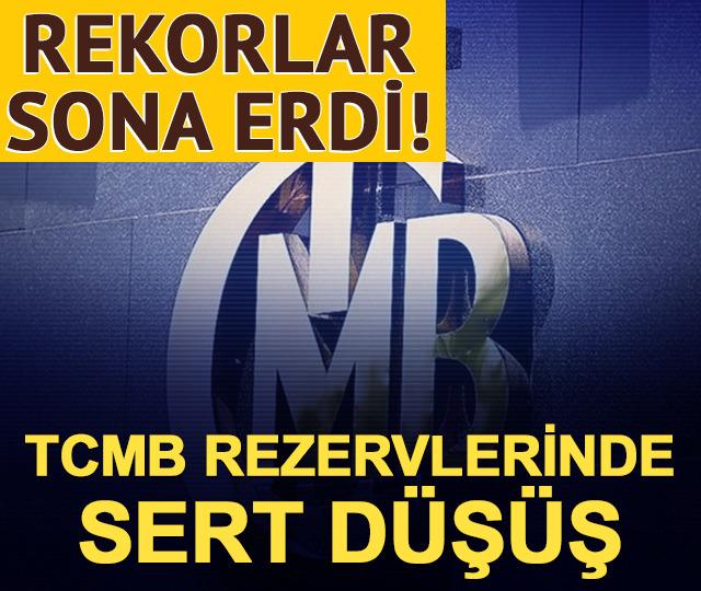 Rekorlar sona erdi! TCMB rezervlerinde d&uuml;ş&uuml;ş 10 milyar doları aştı