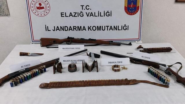 Elazığ’da silah operasyonu