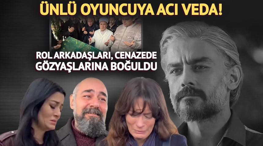 Acı veda! &Uuml;nl&uuml; isimler akın etti, g&ouml;zyaşlarını tutamadı