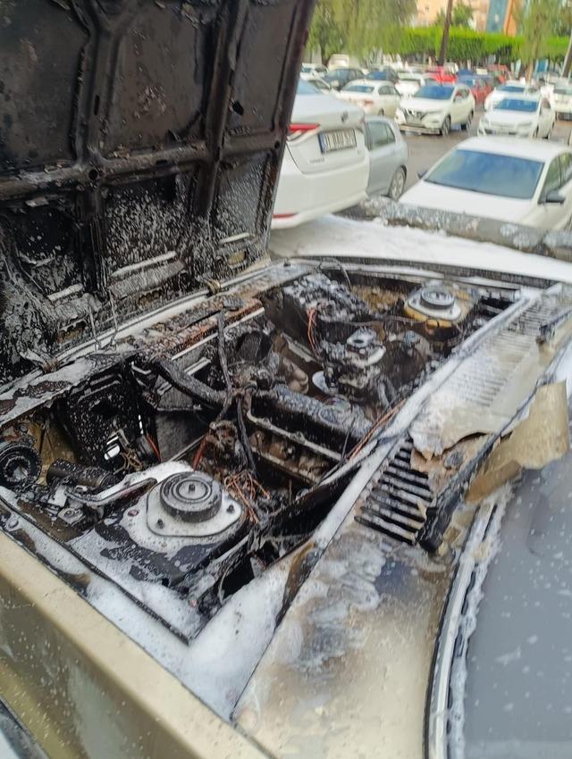 D&ouml;rtyol&rsquo;da bir ara&ccedil; alevlere teslim oldu 1