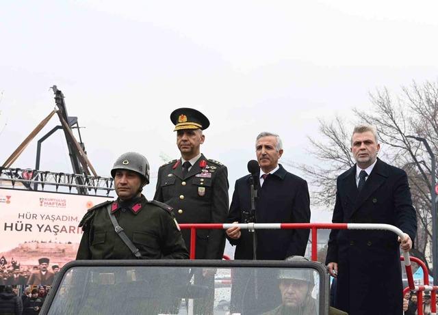 Kurtuluş destanının 106&rsquo;ıncı yılında Kahramanmaraş tek y&uuml;rek oldu 2