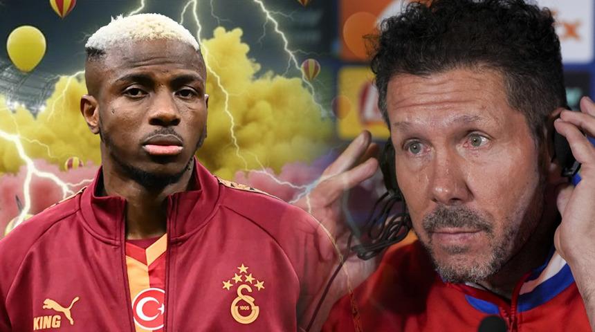 Lookman'dan sonra Osimhen bombası! Atletico Madrid ortalığı yakıp yıkacak