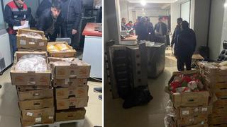 Trabzon'da tavuk eti deposundaki bozuk ürün ele geçirildi