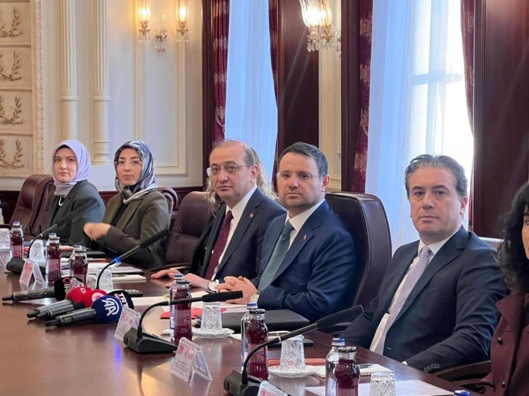 Adalet Bakanı G&uuml;rlek, Slovenya Ulusal Meclis Başkanı Zupancic ile bir araya geldi 1