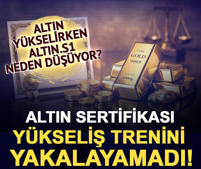 ALTIN.S1 Sertifikası nedir, altın yükselirken neden düşüyor? Darphane Altın Sertifikası son dakika gelişmeleri