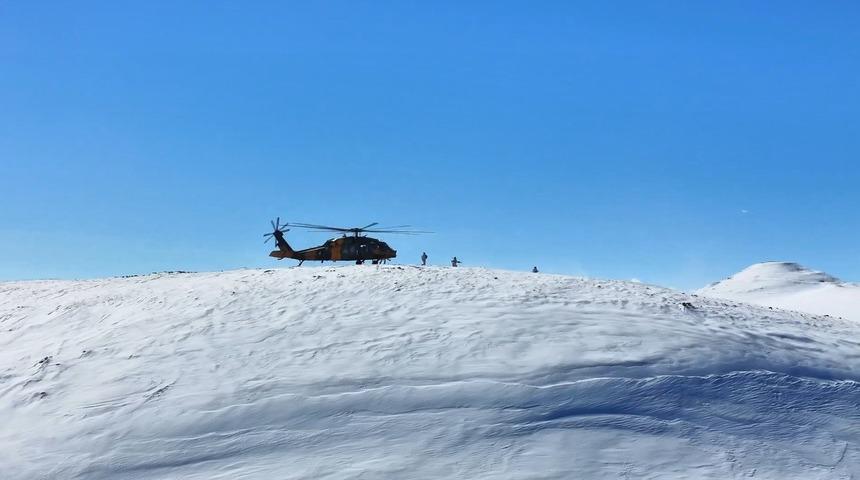MSB&rsquo;den Kars Şehit Piyade Teğmen Harun Aslan Kış Tatbikatı paylaşımı