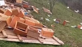 T&uuml;rkeli'de fırtına arıcılığı vurdu: Onlarca kovan zarar g&ouml;rd&uuml;