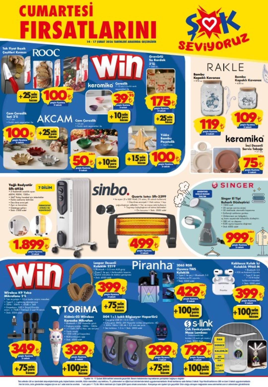 ŞOK a Tchibo kahve makinesi geliyor! 14 Şubat 2026 ŞOK aktüel katalog yayınlandı! 2