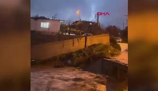 Aydın&rsquo;da dere taştı! Evler boşaltıldı