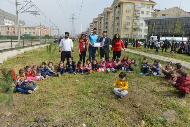 “Minik” fidanlar toprakla buluştu