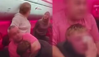 Antalya'dan kalkan u&ccedil;akta kavga! Acil iniş yapıldı